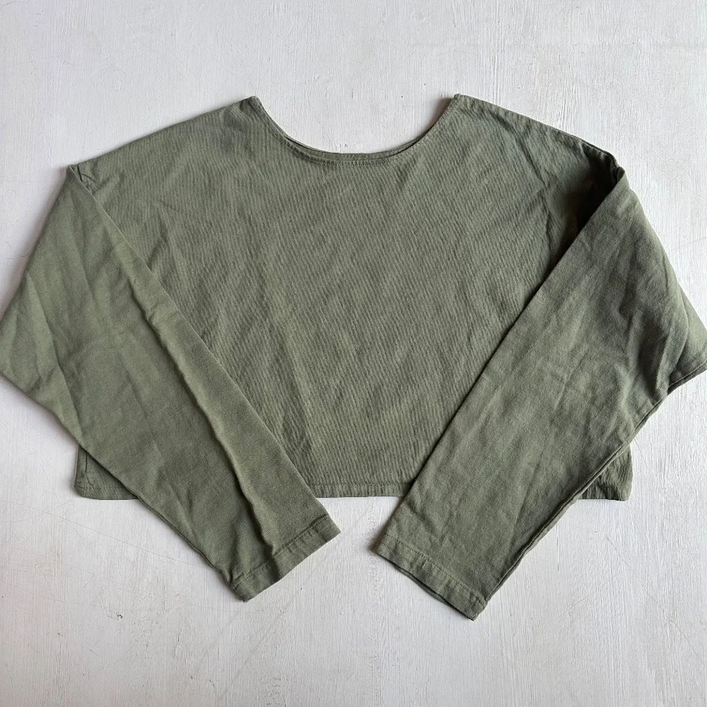 Jesse Kamm Baja Top in Shrub Green